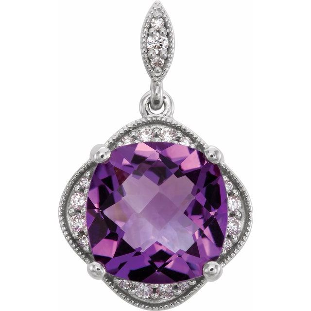 Natural Amethyst Pendant