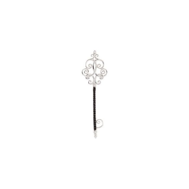 Natural Black Spinel Pendant