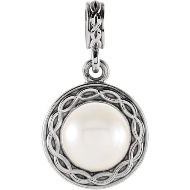 Cultured White Freshwater Pearl Pendant