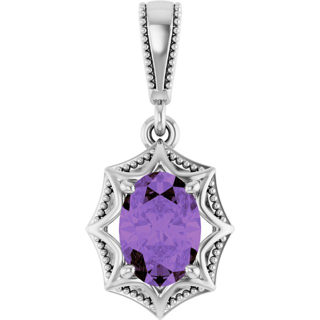 Natural Amethyst Pendant