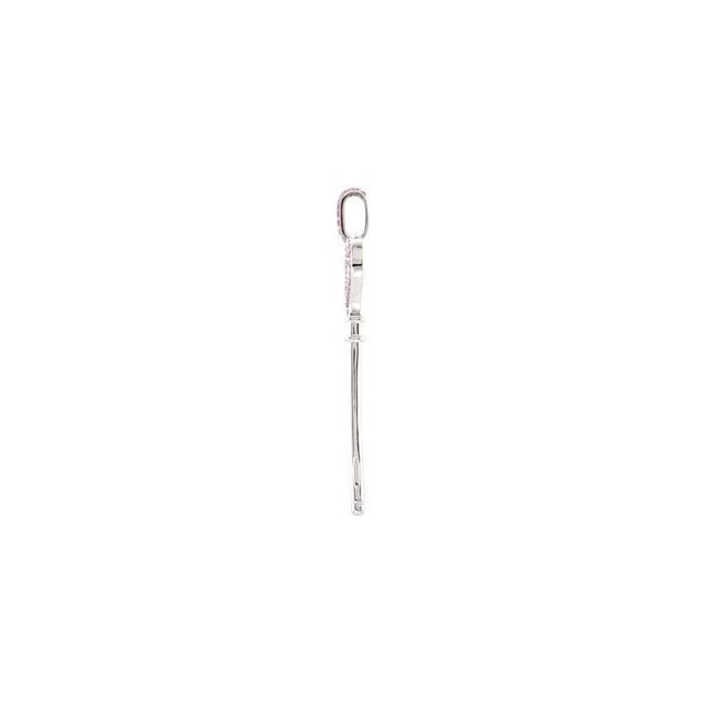 Natural Pink Sapphire Pendant