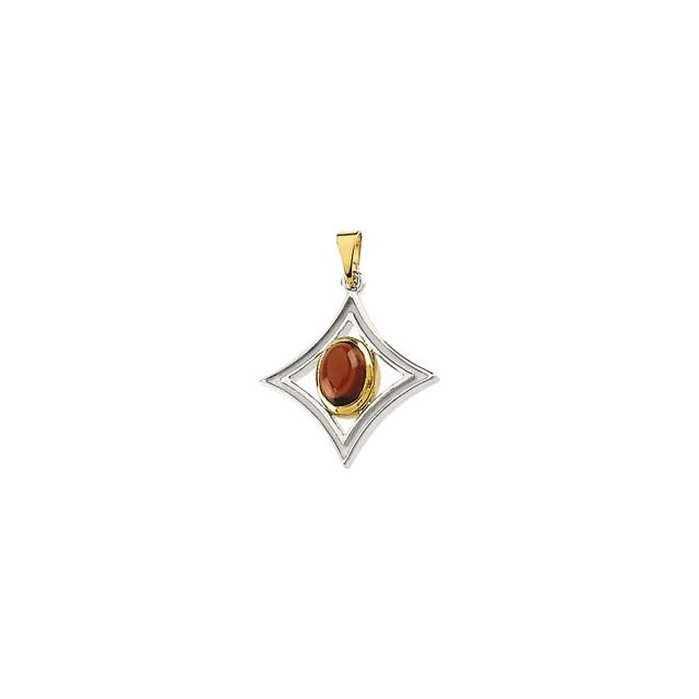 Natural Mozambique Garnet Pendant