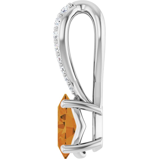 Natural Citrine Pendant