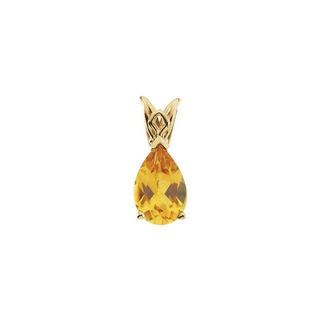 Natural Citrine Pendant