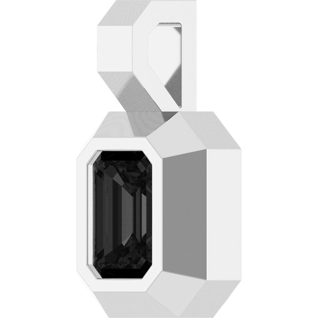 Natural Black Onyx Pendant