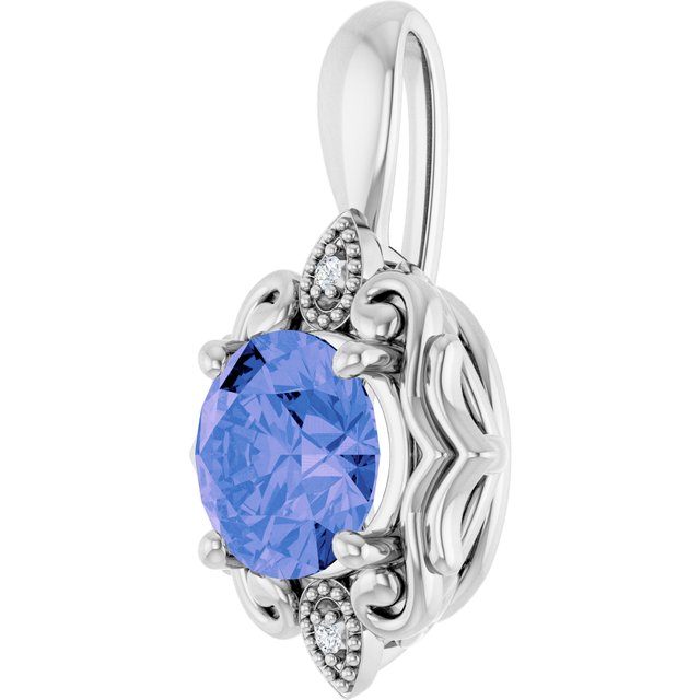 Natural Tanzanite Pendant