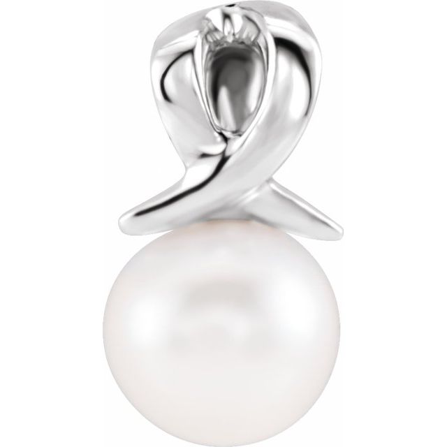 Cultured White Freshwater Pearl Pendant