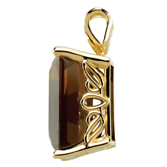 Natural Smoky Quartz Pendant