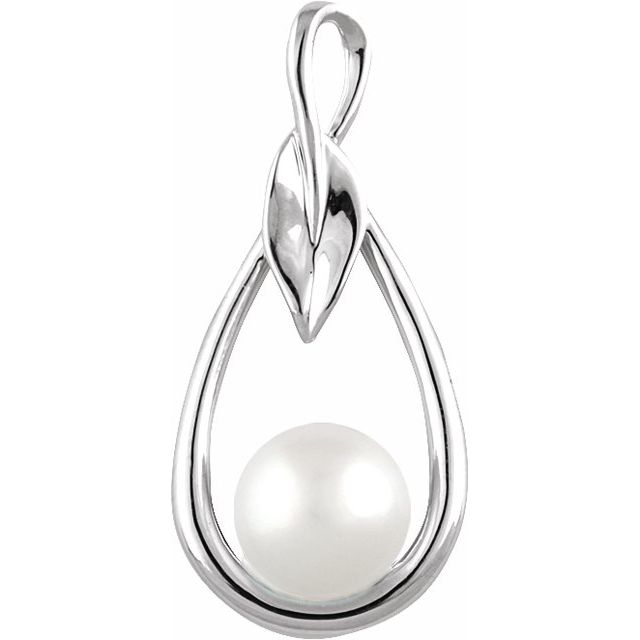 Cultured White Freshwater Pearl Pendant