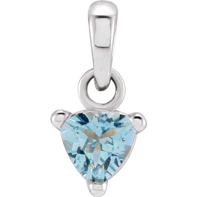 Natural Aquamarine Pendant