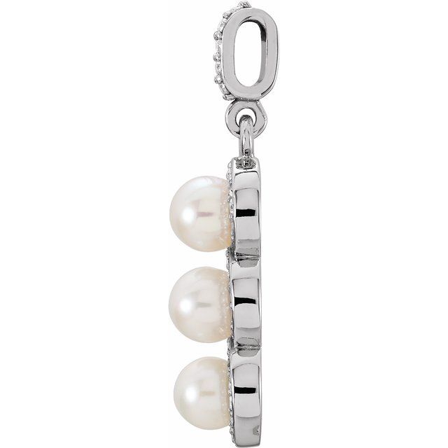 Cultured White Freshwater Pearl Pendant