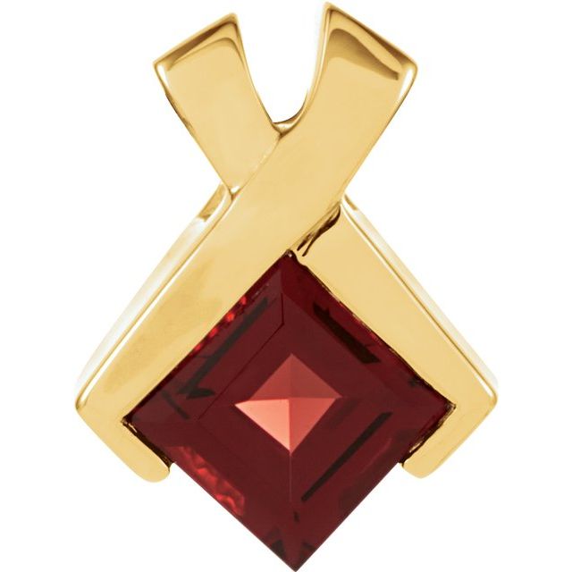 Natural Mozambique Garnet Pendant