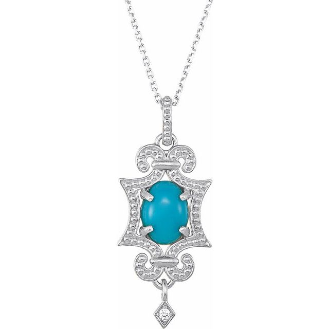 Natural Turquoise Pendant