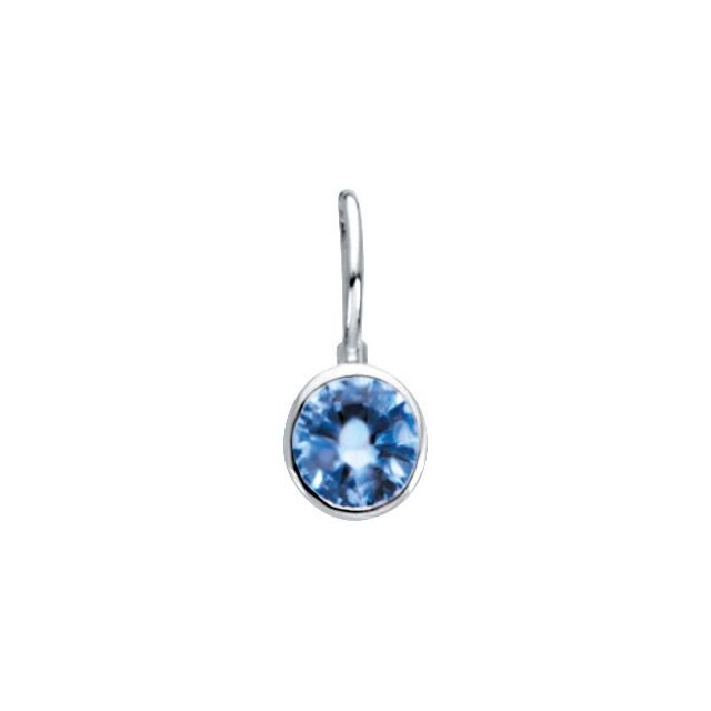Imitation Aquamarine Pendant