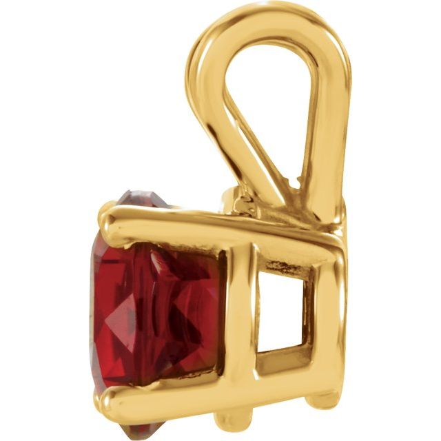 Natural Mozambique Garnet Pendant
