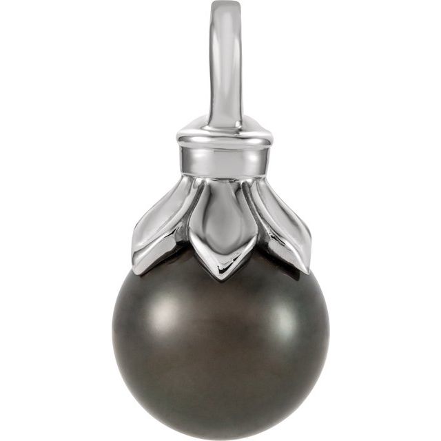 Cultured Gray Tahitian Pearl Pendant