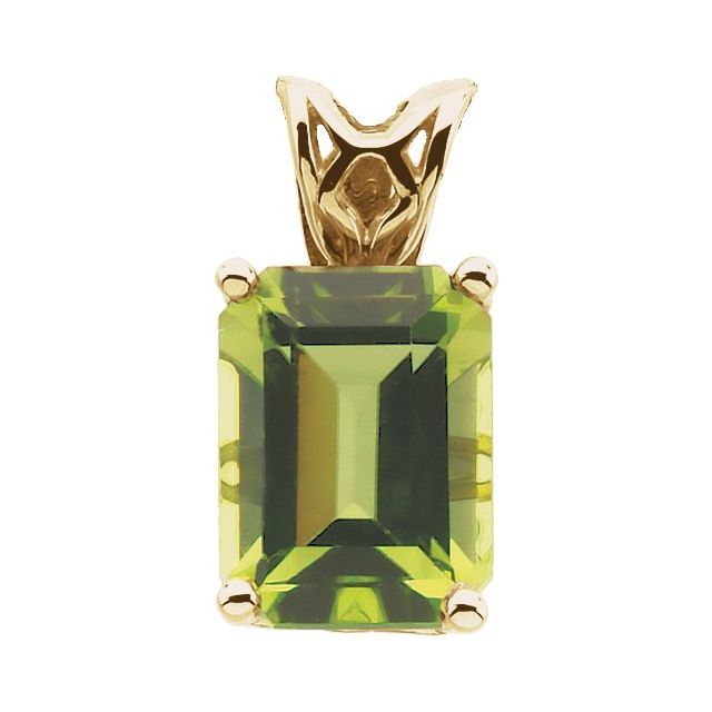 Natural Peridot Pendant