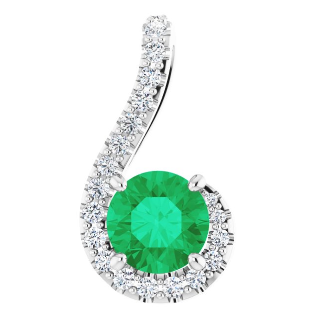 Natural Emerald Pendant