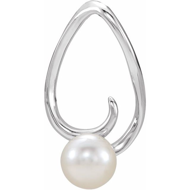 Cultured White Freshwater Pearl Pendant
