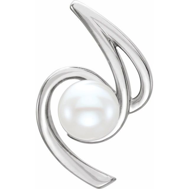 Cultured White Freshwater Pearl Pendant