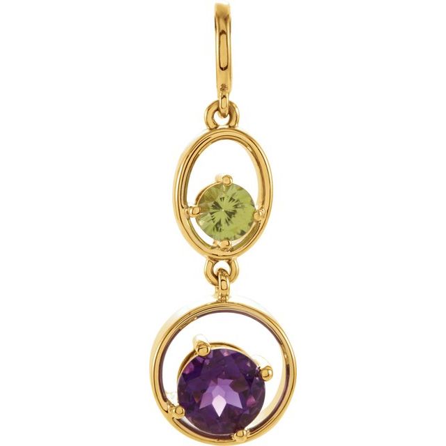 Natural Amethyst Pendant