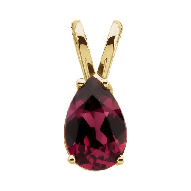 Natural Garnet Pendant