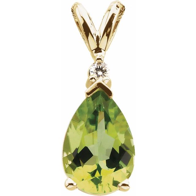 Natural Peridot Pendant