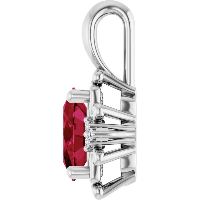 Natural Ruby Pendant